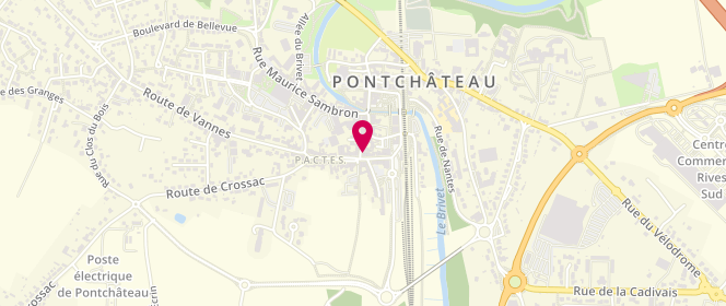 Plan de Boucherie Jagu, 29 Rue Sainte-Catherine, 44160 Pontchâteau