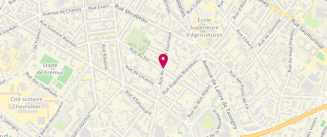 Plan de Picault, 65 Rue du Dr Guichard, 49000 Angers