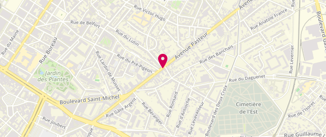 Plan de Boucherie Pasteur, 108 avenue Pasteur, 49100 Angers