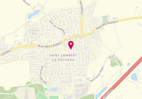 Plan de TUDURI Benoît viveco, 11 Bis Rue Félix Pauger, 49070 Saint-Lambert-la-Potherie