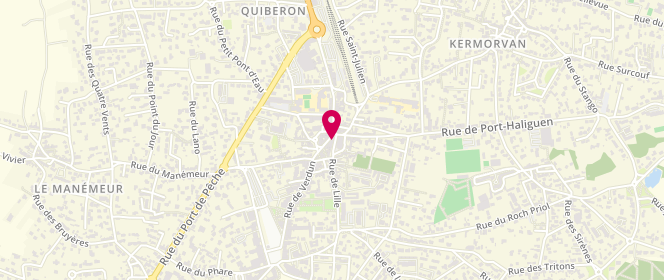 Plan de Boucherie Huet, 44 Rue de Verdun, 56170 Quiberon