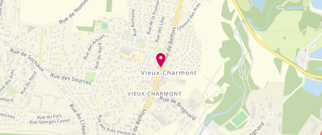 Plan de D'Exploitation Boucherie Rueff et Fils, 62 Rue de Belfort, 25600 Vieux-Charmont
