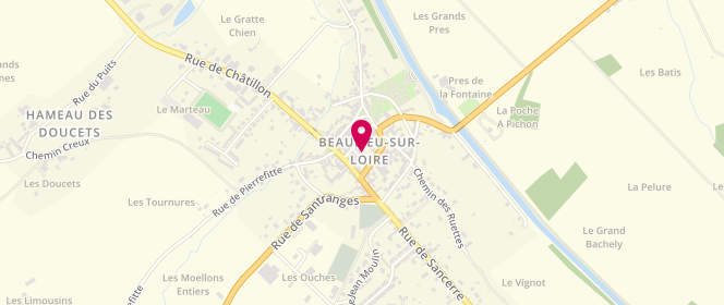 Plan de Passion et Tradition, 4 Rue de la Gaité, 45630 Beaulieu-sur-Loire
