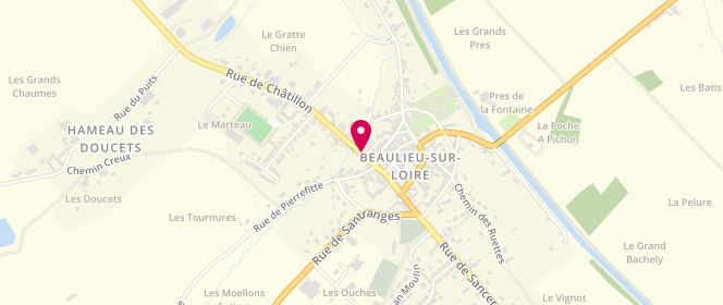 Plan de CHAFFOIN Francis, 21 Grande Rue, 45630 Beaulieu-sur-Loire