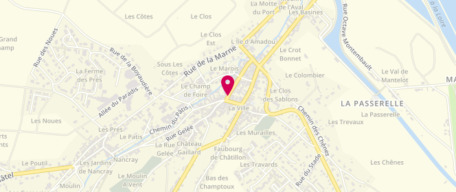 Plan de Boucherie Charcuterie Traiteur Bour, 53 Grande Rue, 45360 Châtillon-sur-Loire