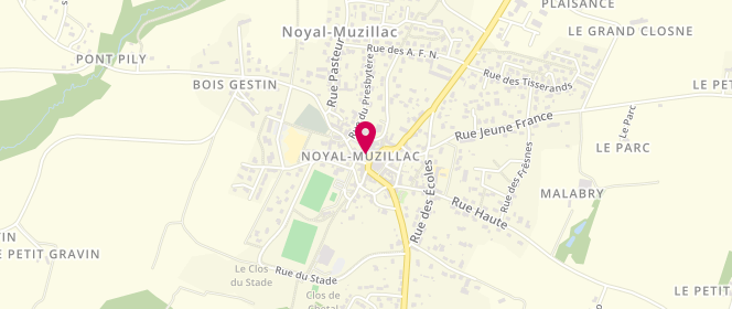 Plan de Boucherie Epicerie la Noyalaise, 8 place Julien Danielo, 56190 Noyal-Muzillac
