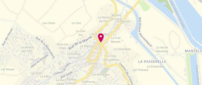 Plan de Boucherie Chevaline Desbrosses, 10 Rue Champault, 45360 Châtillon-sur-Loire