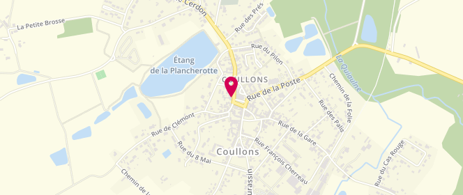 Plan de Boucherie Charcuterie Lecomte, 13 Places Du
Pl. Lieutenant Bildstein, 45720 Coullons