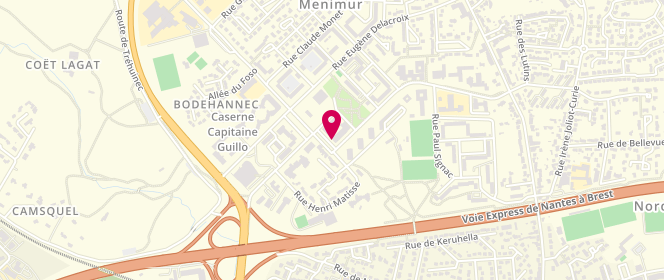 Plan de Boucherie des Vénètes, 4 avenue Paul Cézanne, 56000 Vannes