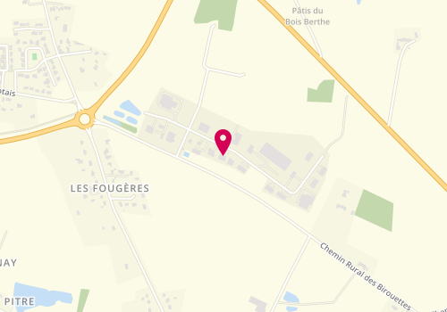 Plan de F. Duvacher, Zone Industrielle Du
Le Bignon, 44110 Erbray