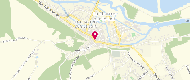 Plan de La Boucherie Parisienne, 26 Rue Nationale, 72340 La Chartre-sur-le-Loir