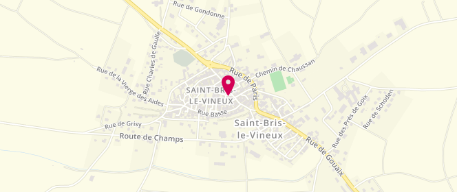 Plan de Boucherie - Charcuterie dorange, 9 Rue du Dr Tardieux, 89530 Saint-Bris-le-Vineux
