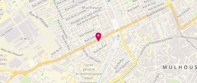 Plan de Boucherie El Baraka, 25 avenue Aristide Briand, 68200 Mulhouse