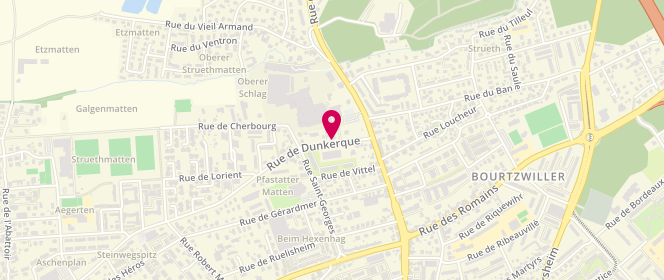 Plan de Boucherie Rolamallah Bouzana, 10 Rue de Dunkerque, 68200 Mulhouse