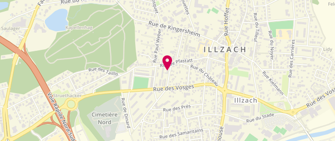Plan de Boucherie la Roza, 2 Rue de Bourtzwiller, 68110 Illzach