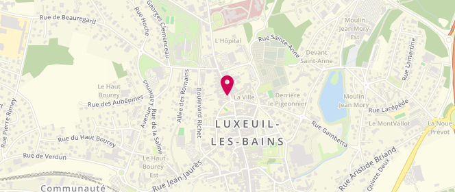 Plan de Giromagny Vuillaume, 3 Rue Carnot, 70300 Luxeuil-les-Bains