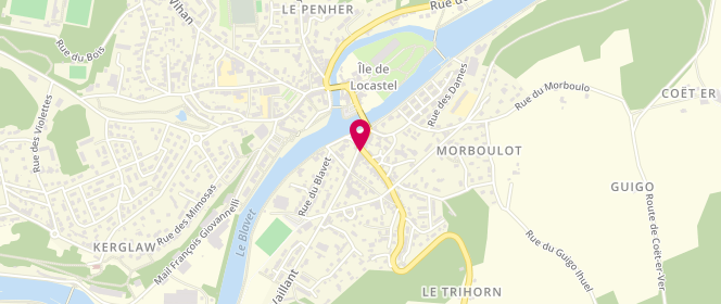 Plan de Les Trois Petits Cochons, 176 avenue Edouard Vaillant, 56700 Hennebont