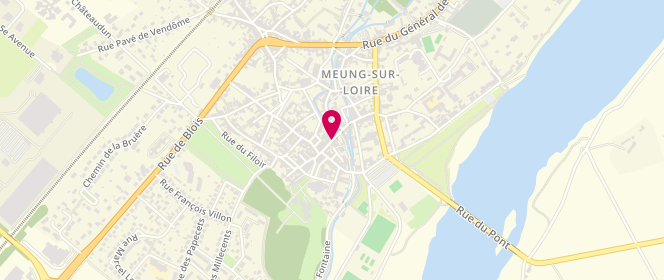 Plan de Boucherie Beaulieu, 38 Rue Jehan de Meung, 45130 Meung-sur-Loire