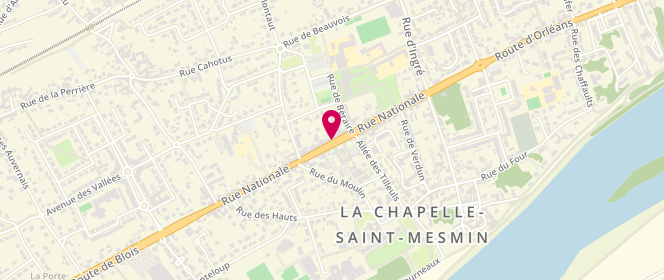 Plan de Boucherie Mickaël Nourrisson, 40 Rue Nationale, 45380 La Chapelle-Saint-Mesmin
