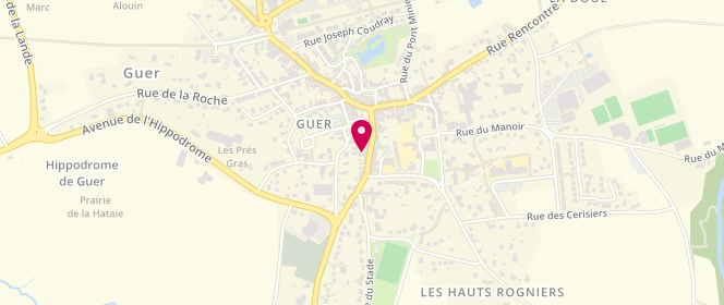 Plan de GICQUEL Christophe, 13 Rue du Four, 56380 Guer