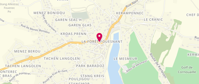 Plan de Boucherie de l'Aod, 9 Rue Charles de Gaulle, 29940 La Forêt-Fouesnant