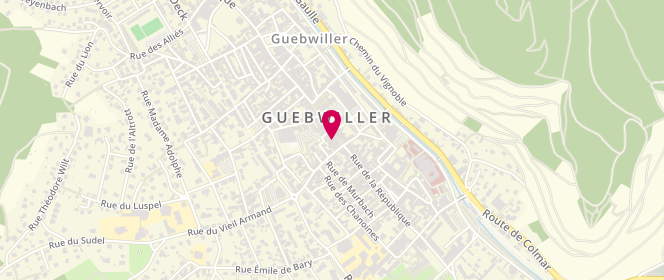 Plan de Boucherie Les Dominicains, 59 Rue de la République, 68500 Guebwiller