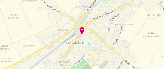 Plan de Boucherie du canal, 25 Rue Notre Dame, 45450 Fay-aux-Loges