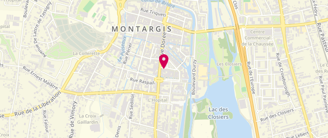 Plan de BUTTARD Georges, 44 Place de la Republique, 45200 Montargis