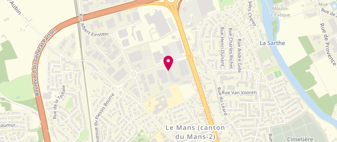 Plan de Les Bouchers Régionaux, 1 Rue Thomas Edison, 72000 Le Mans