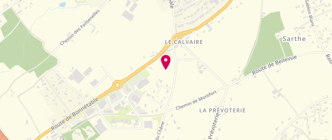 Plan de Chez Ghislain, 3 Ham. Du Calvaire, 72190 Sargé-lès-le-Mans