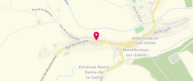 Plan de Boucherie charcuterie traiteur METTOT céline et julien, 50 Rue du Couvent, 88410 Monthureux-sur-Saône