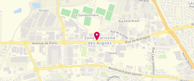 Plan de Maxiviande, 103 Avenue Paris, Bis, 53940 Saint-Berthevin