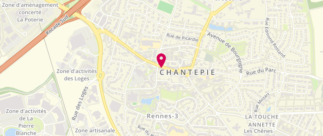 Plan de Les Delices Cantepiens, 46 avenue André Bonnin, 35135 Chantepie