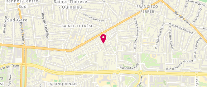 Plan de Boucherie du Guerouane, 4 place du Souvenir, 35000 Rennes