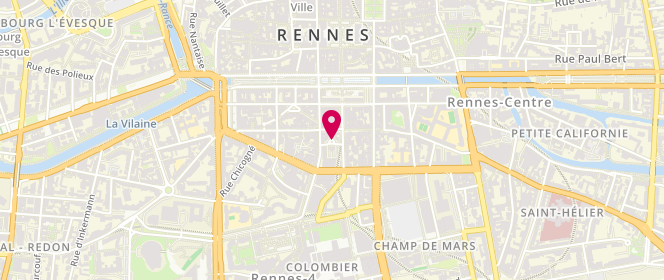 Plan de Boucherie Letendre, place Honoré Commeurec, 35000 Rennes