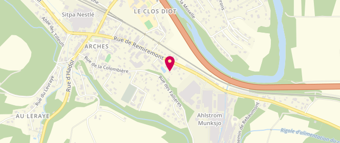 Plan de Jpa et Maison Remy, 38 Route de Remiremont, 88380 Arches