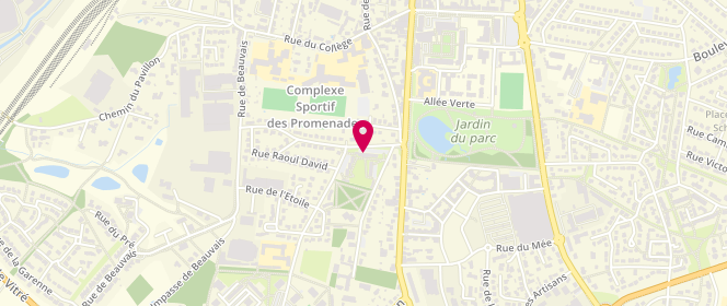 Plan de Boucherie Claveau - des 3 Rochers, 5 Boulevard Louis Giroux, 35500 Vitré