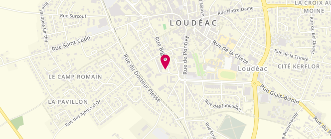 Plan de Massiwa Loudéac Loudéac, 40 Rue Bigrel, 22600 Loudéac