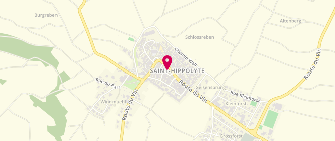Plan de Chez Sophie, 51 Route du Vin, 68590 Saint-Hippolyte