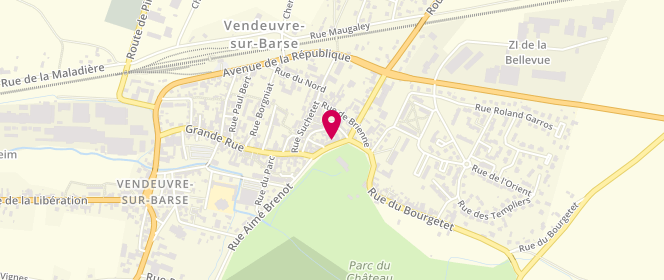 Plan de Viandes Lebon, 8 Rue du Chapon, 10140 Vendeuvre-sur-Barse