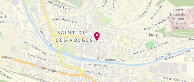 Plan de Biomonde, 16 Rue Dauphine, 88100 Saint-Dié-des-Vosges