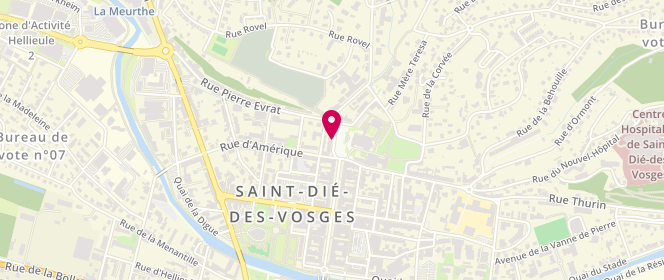 Plan de Rotisserie de la Cathédrale, 11 Place General de Gaulle, 88100 Saint-Dié-des-Vosges
