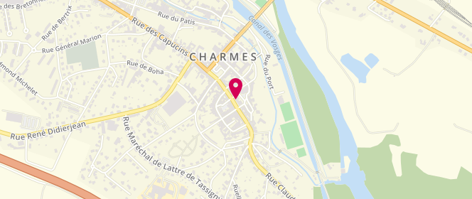 Plan de Boucherie Guillaume, 26 Rue Maurice Barres, 88130 Charmes