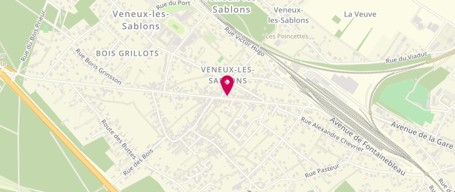 Plan de Boucherie Chez Jérôme, 78 avenue de Fontainebleau, 77250 Moret-Loing-et-Orvanne
