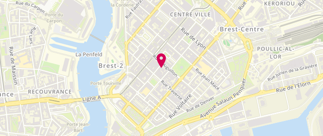Plan de La Boucherie d'Alex, 13 Rue Amiral Linois, 29200 Brest
