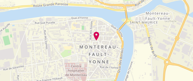 Plan de Boucherie Brette, 3 Place du Marche au Ble, 77130 Montereau-Fault-Yonne