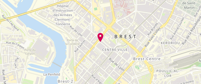 Plan de Merrien, Halles Saint Louis, 29200 Brest