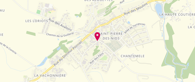 Plan de Tacheau, 2 Rue du Montaigu, 53370 Saint-Pierre-des-Nids
