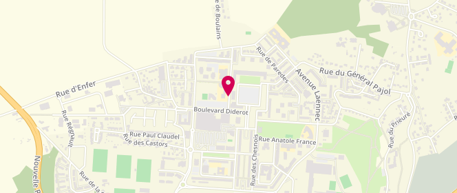Plan de Gul Alimentation Boucherie, 3 Rue Edmond Rostand, 77130 Montereau-Fault-Yonne