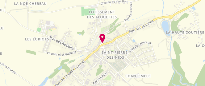 Plan de Mnd Boucherie, 6 Place de la Poote, 53370 Saint-Pierre-des-Nids